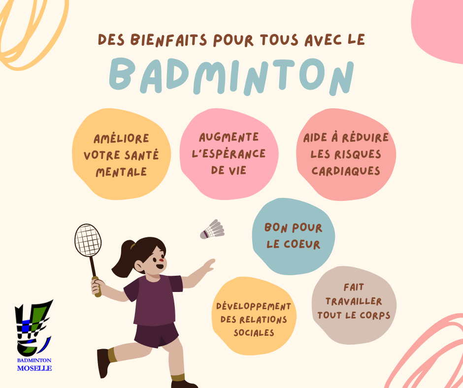 Les bienfaits du badminton